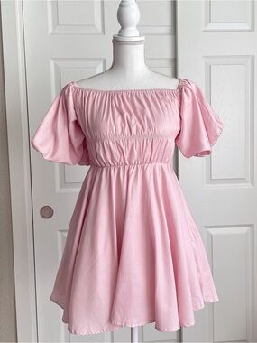 j.ing petal pink princess dress J.ing Petal Pink Princess Mini Dress-Size M